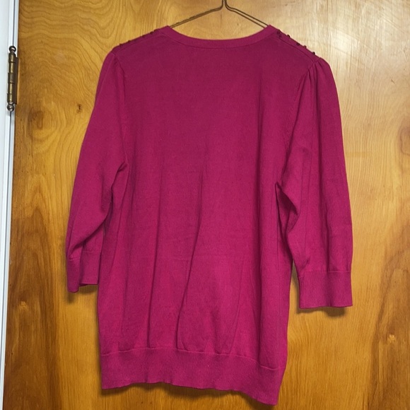 Old Navy Pink Sequin Cardigan Sweater - Picture 3 of 3